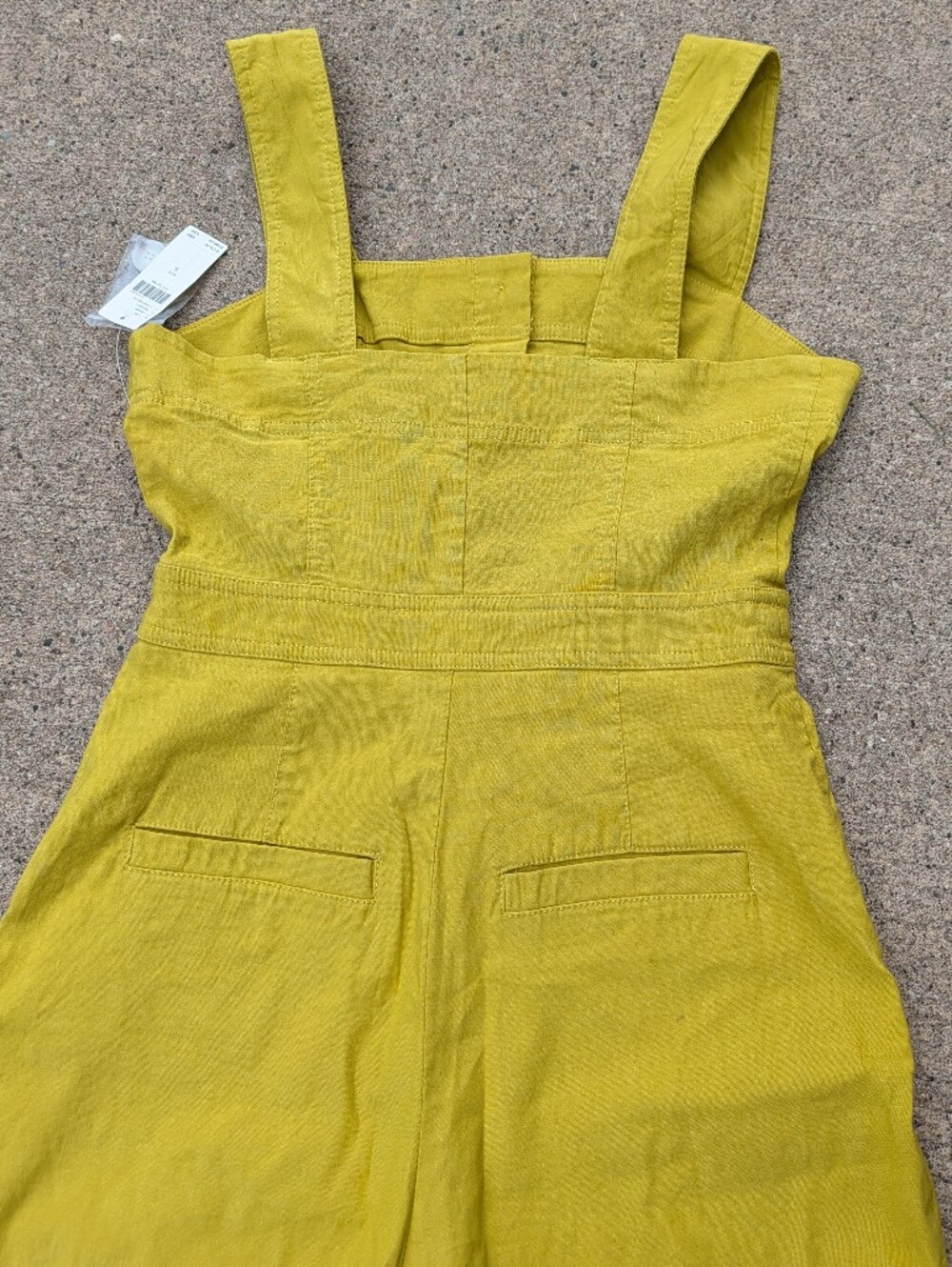ANTHROPOLOGIE maeve colette jumpsuit chartreuse 6 - Picture 7 of 14